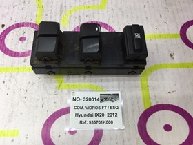 Comando de Vidros Frt / Esq Hyundai IX20 de 2012 - Ref OEM :  935701K000